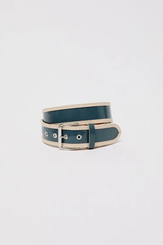 La Hydra Belt in Crispy Bleu Gris and Crema^No.6 Store Best
