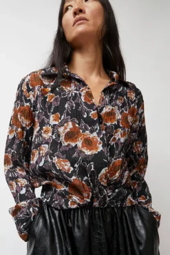 Lana Top in Gold Roses^No.6 Store Online