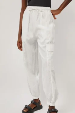 Lightweight Cargo Pants in White^No.6 Store Discount