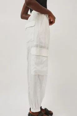 Lightweight Cargo Pants in White^No.6 Store Discount