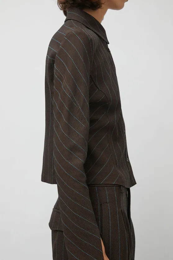 Linn Shirt in Brown Stripe^No.6 Store Online