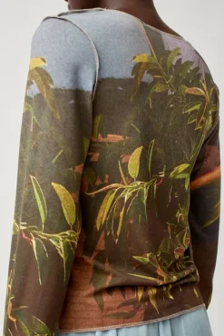 Long Sleeve Top in Tropical^No.6 Store Fashion