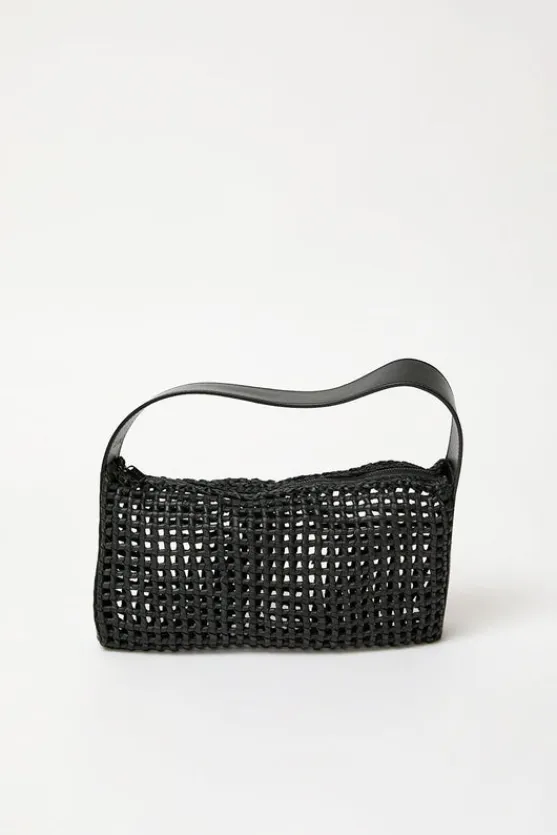 Macrame Mesh Bag in Black^No.6 Store Discount