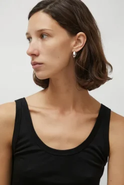 Medium Volume Waterdrop One Touch Earrings in Silver^No.6 Store Hot