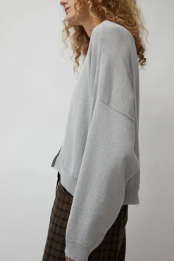 Merino Wool Cardigan in Pearl Grey^No.6 Store Outlet