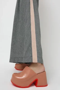 Mia Mule in Brown and Red^No.6 Store Hot