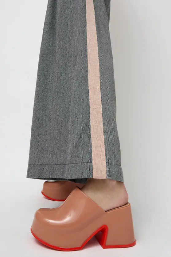 Mia Mule in Brown and Red^No.6 Store Hot