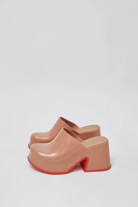 Mia Mule in Brown and Red^No.6 Store Hot