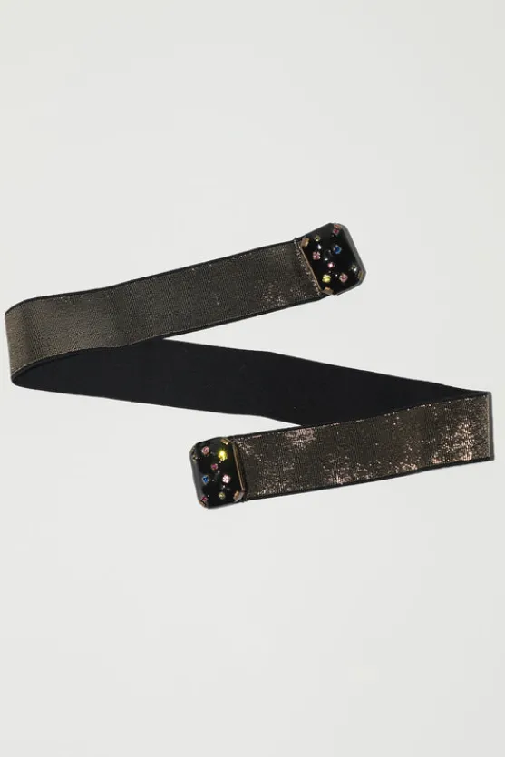 Micro Crystals Belt in Black^No.6 Store Fashion