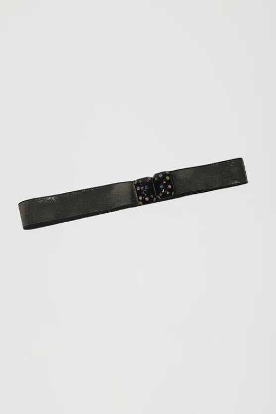 Micro Crystals Belt in Black^No.6 Store Fashion
