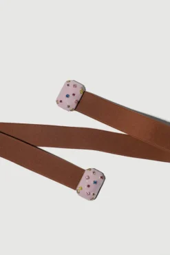Micro Crystals Belt in Lilac^No.6 Store Fashion