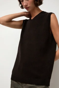 Milano Vest in Ebony^No.6 Store Fashion
