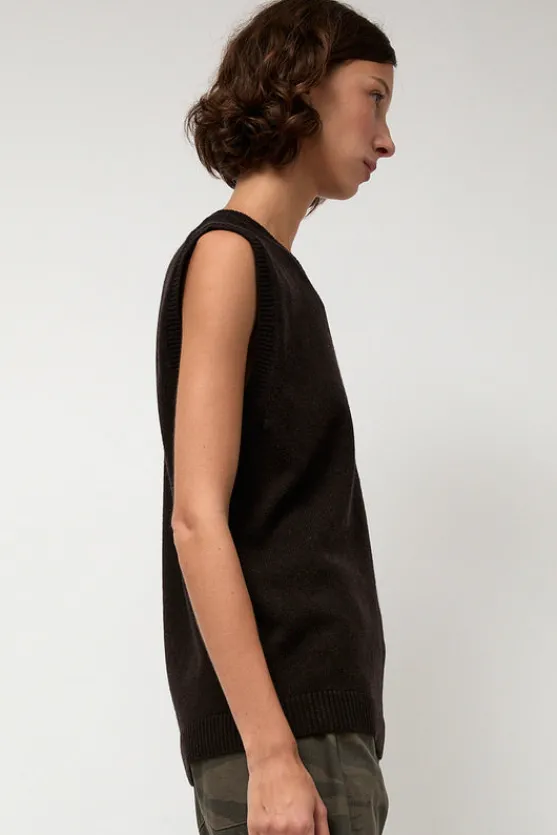 Milano Vest in Ebony^No.6 Store Fashion