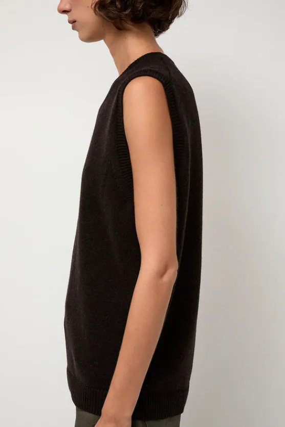 Milano Vest in Ebony^No.6 Store Fashion