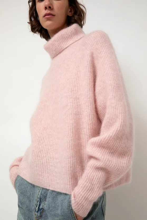 Mohair High Neck in Blush^No.6 Store Best
