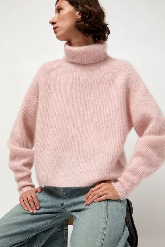 Mohair High Neck in Blush^No.6 Store Best