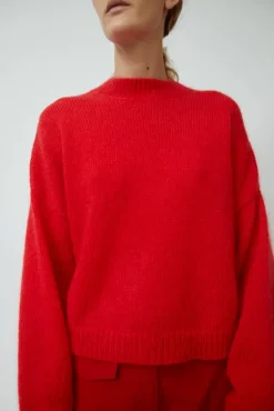 Mohair Sweater in Red^No.6 Store Online