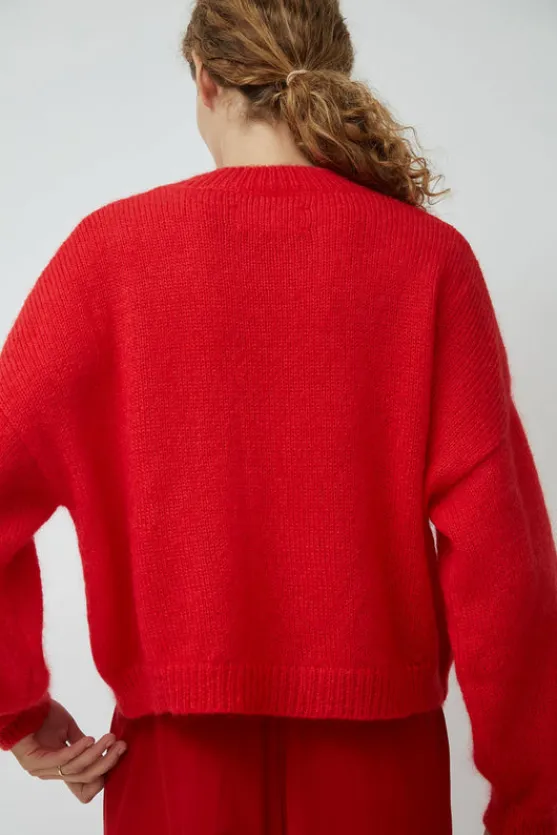 Mohair Sweater in Red^No.6 Store Online