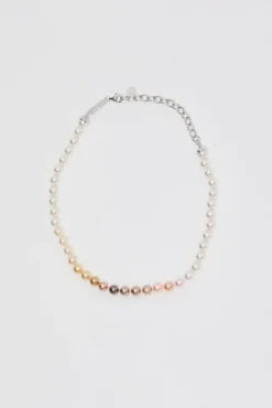 Multi-Colored Pearl Necklace in Multi^No.6 Store Outlet