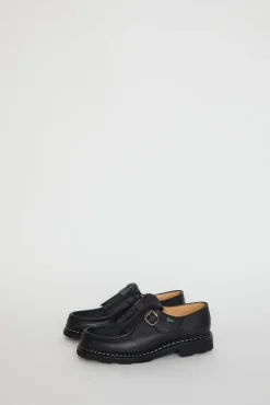Nyons Shoe in Lisse Noir Poils Noir^No.6 Store Discount