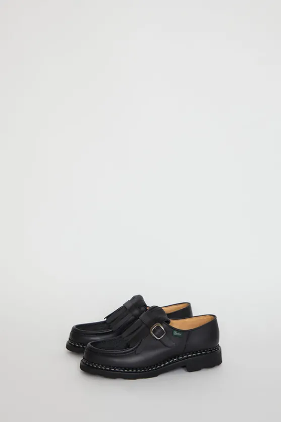 Nyons Shoe in Lisse Noir Poils Noir^No.6 Store Discount