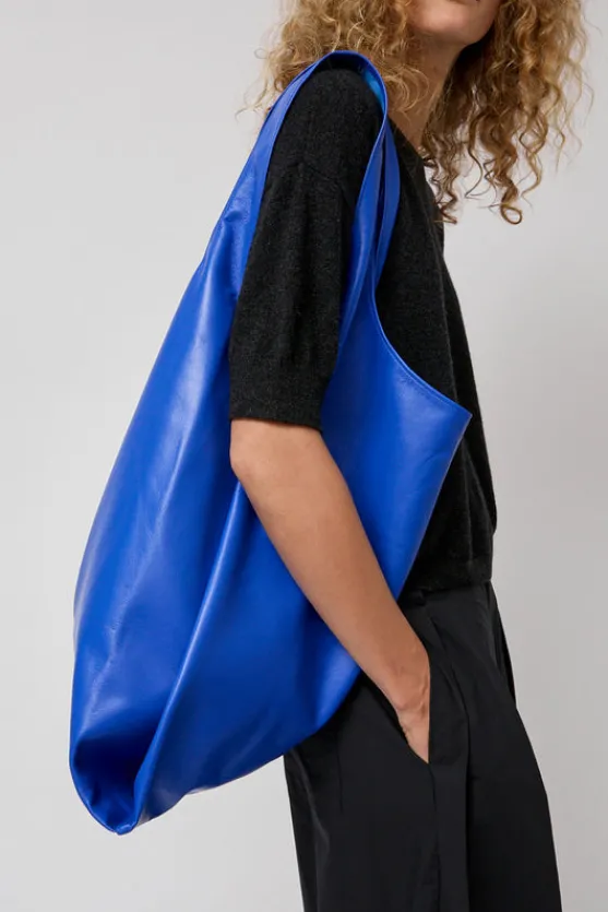 Oversize XL Shopper Bag in Electric Blue^No.6 Store Clearance