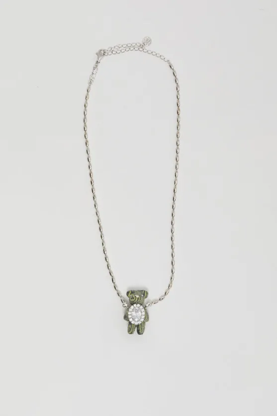 Pattern Wooden Bear in Green^No.6 Store Online