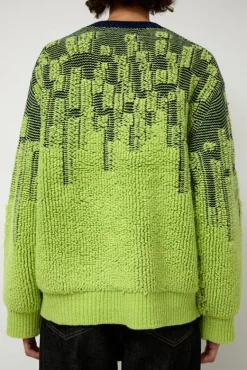 Pile Jacquard Sweater in Wasabi^No.6 Store Best