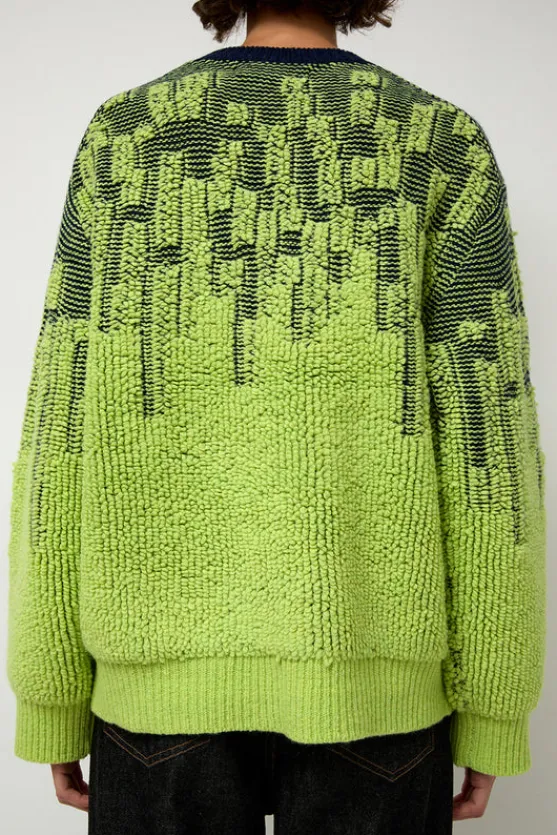 Pile Jacquard Sweater in Wasabi^No.6 Store Best