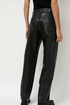 Pitched Baggy Jeans in Black Blue^No.6 Store Hot