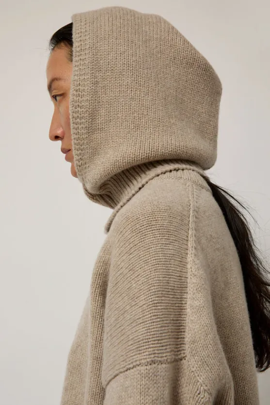 Plain Hood in Beige^No.6 Store Outlet