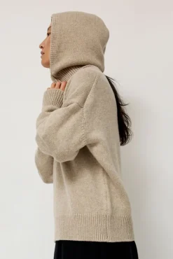 Plain Hood in Beige^No.6 Store Outlet