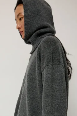 Plain Hood in Derby Grey^No.6 Store Hot