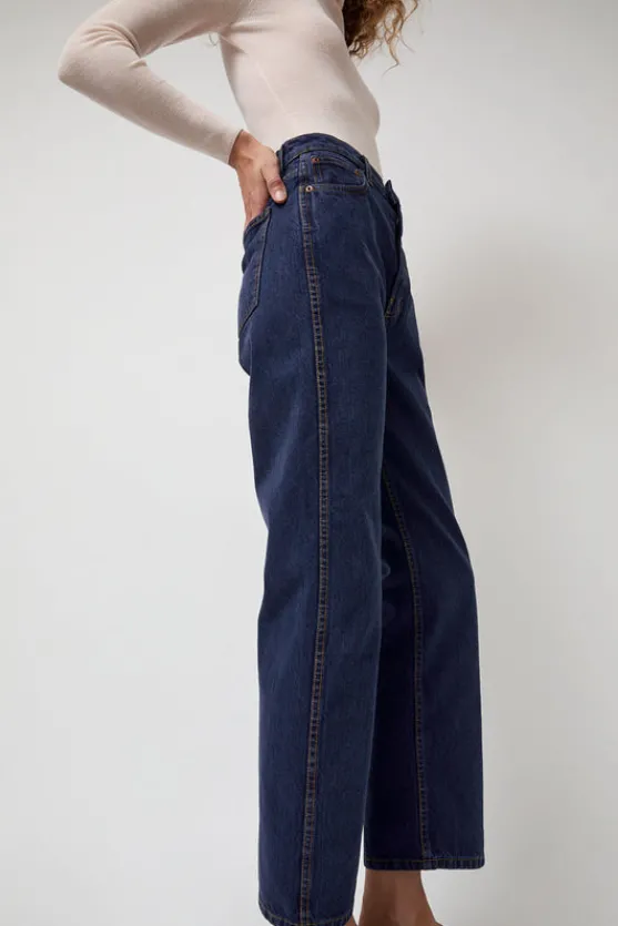 Plein High Rise Straight in Van Blue^No.6 Store Hot