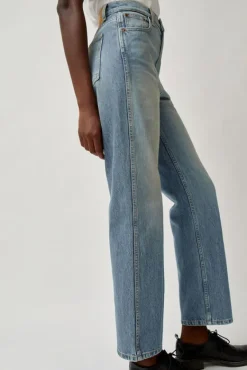 Plein High Straight Jean in Hudson Wash^No.6 Store Outlet