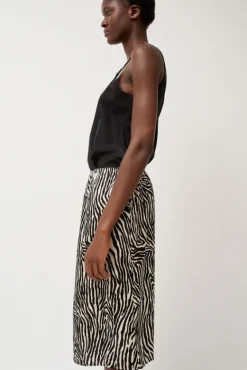 Printed Slip Skirt in Zebra Print^No.6 Store Outlet