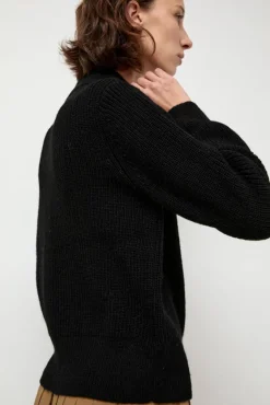 Raw Blouson Cardigan in Black^No.6 Store Hot