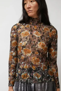 Rosa Turtleneck in Gold Roses^No.6 Store New