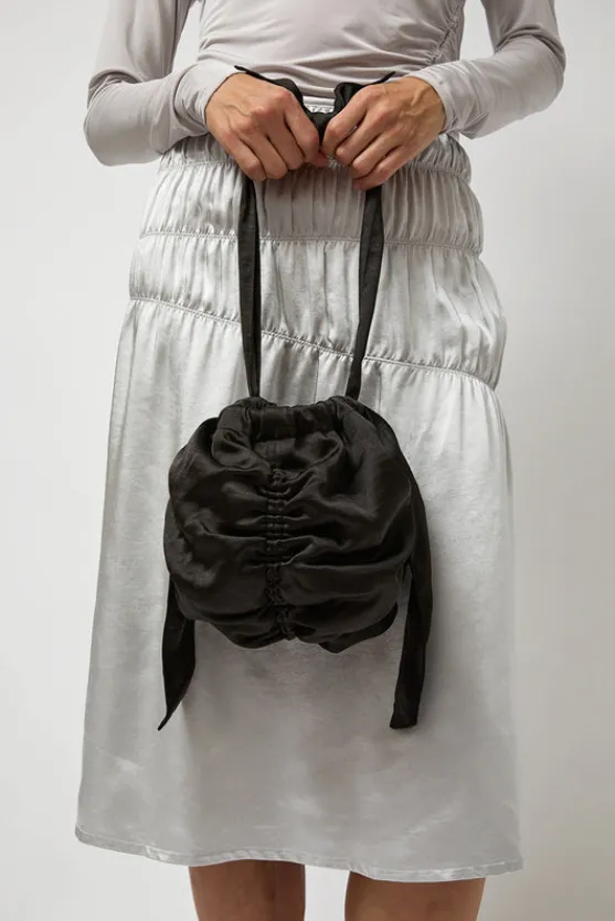 Satin Mini Ball Bag in Black^No.6 Store Hot