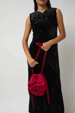 Satin Mini Ball Bag in Pink^No.6 Store Fashion