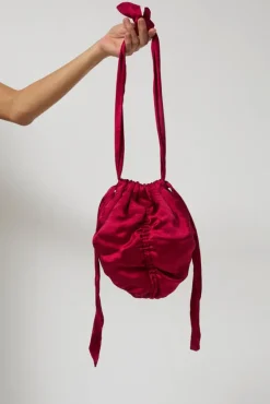 Satin Mini Ball Bag in Pink^No.6 Store Fashion