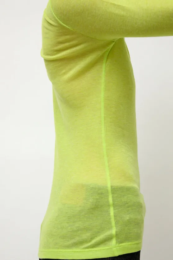 Sheer Long Sleeve in Wasabi^No.6 Store New