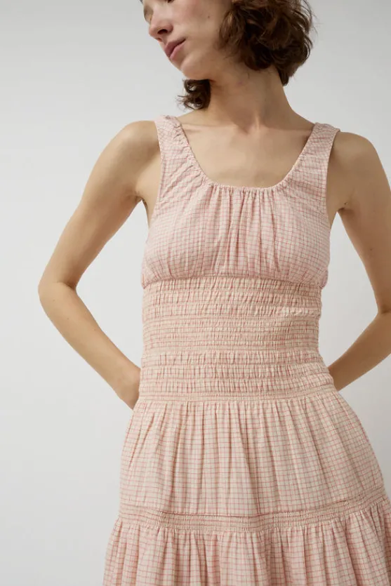 Sigrid Dress in Piquillo Check^No.6 Store Sale