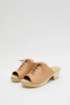Simone Clog on Mid Heel in Desert^No.6 Store Best
