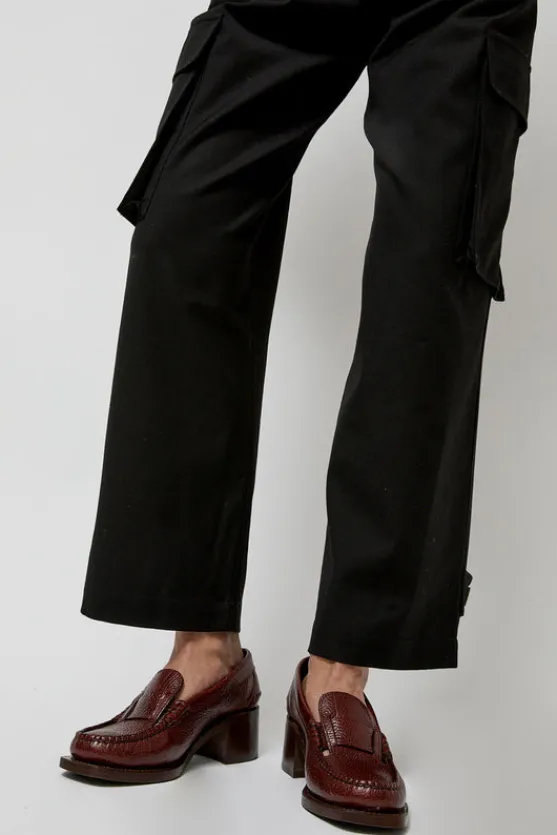 Sineu Heeled Grainy in Cognac^No.6 Store New