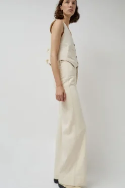 Soft Hank Pant in Bone^No.6 Store Sale