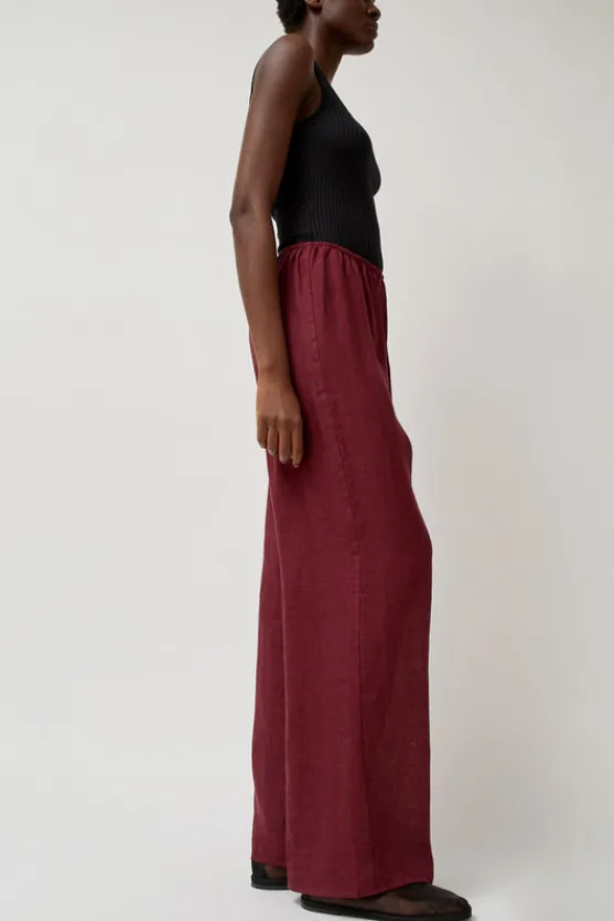 Stoa Pants in Stome Burgundy^No.6 Store Fashion