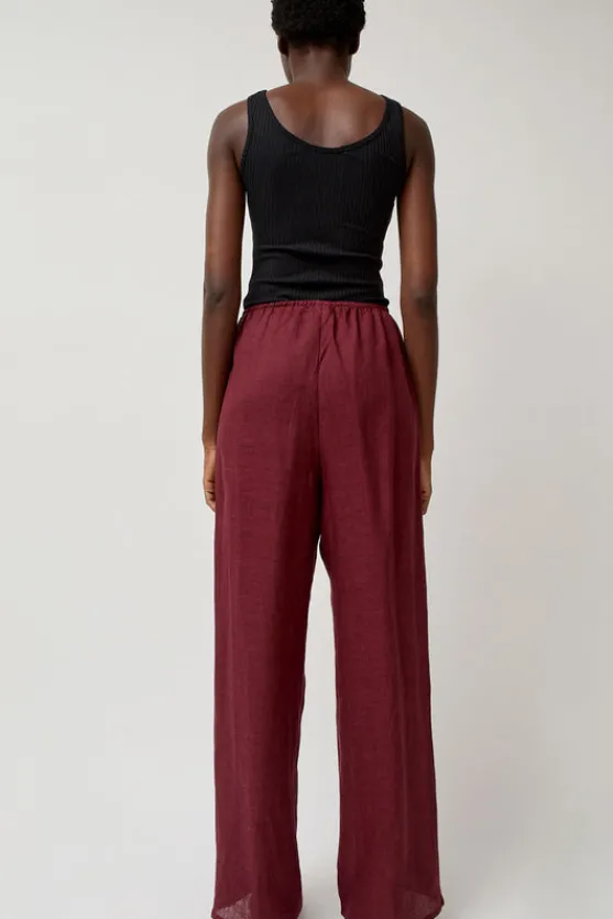 Stoa Pants in Stome Burgundy^No.6 Store Fashion