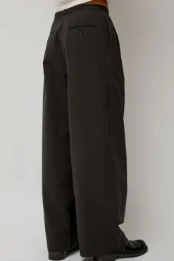 Straight Trousers in Dark Grey^No.6 Store Outlet
