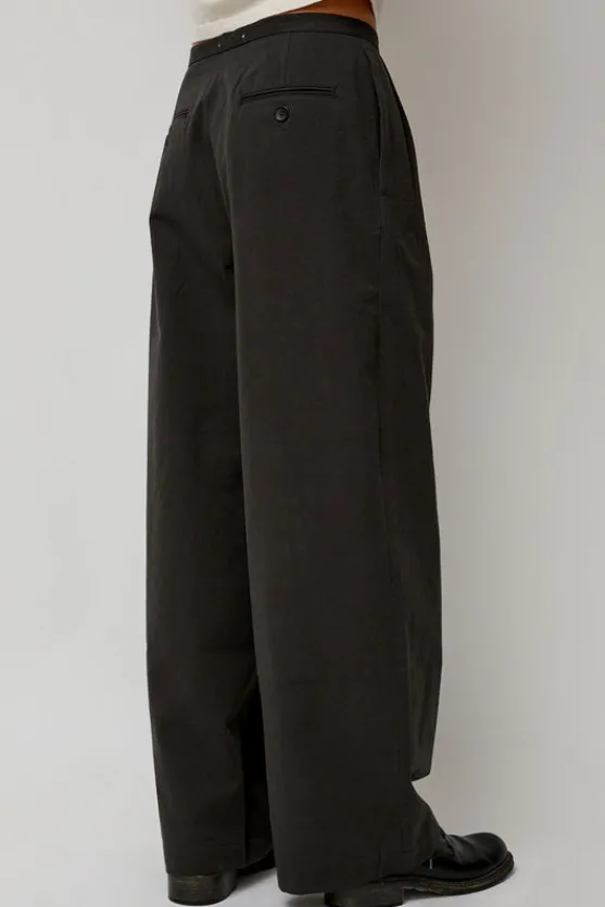 Straight Trousers in Dark Grey^No.6 Store Outlet